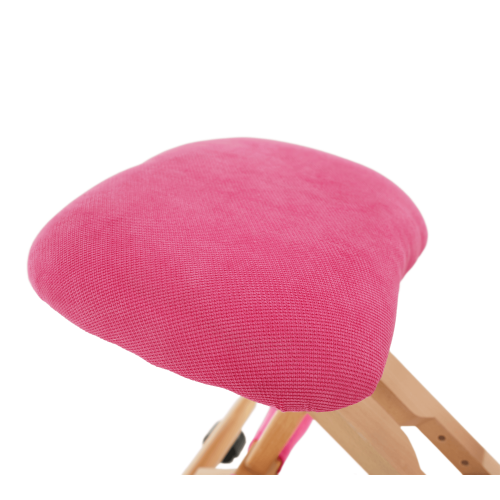Ergonomiczny fotel klęczący, różowy/buk, GROCO