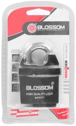 Zámok Blossom LS0505, 50 mm, bezpečnostný, visiaci