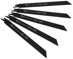 Sada mečových pílových listov na kov Bimetal 225 mm 14 TPI, 5 ks do chvostovej píly, GEKO