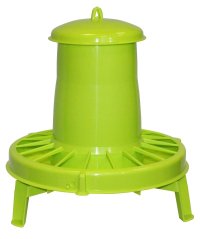 Krmítko Novital 2198AF, 10,5 lit., pro drůbež, plast, s nožkami