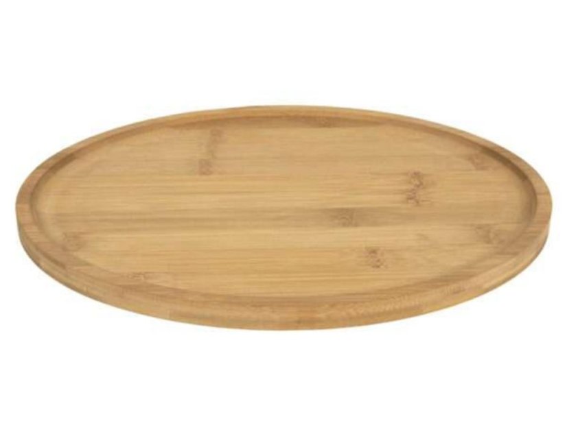 Bambusov pladenj 32,7x25x1,5 cm ovalen