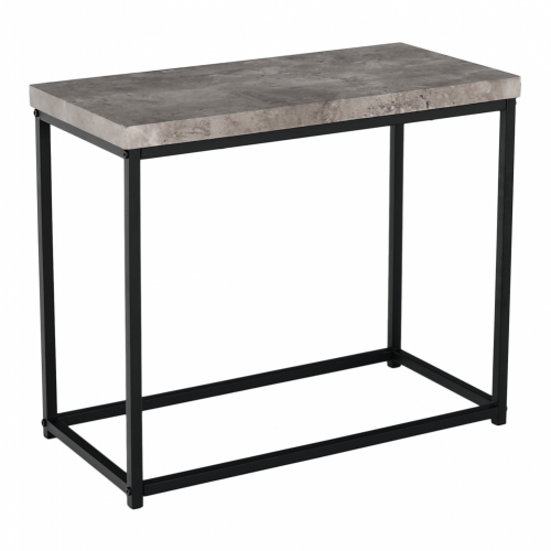 Příruční stolek, černá/beton, TENDER