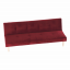 Sofa na razvlačenje, bordo Velvet tkanina/hrast, ALIDA