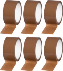 Páska Strend Pro, 48 mm, L-50 m, 45 µm OPP, baliaca, lepiaca, hnedá, bal. 6 ks
