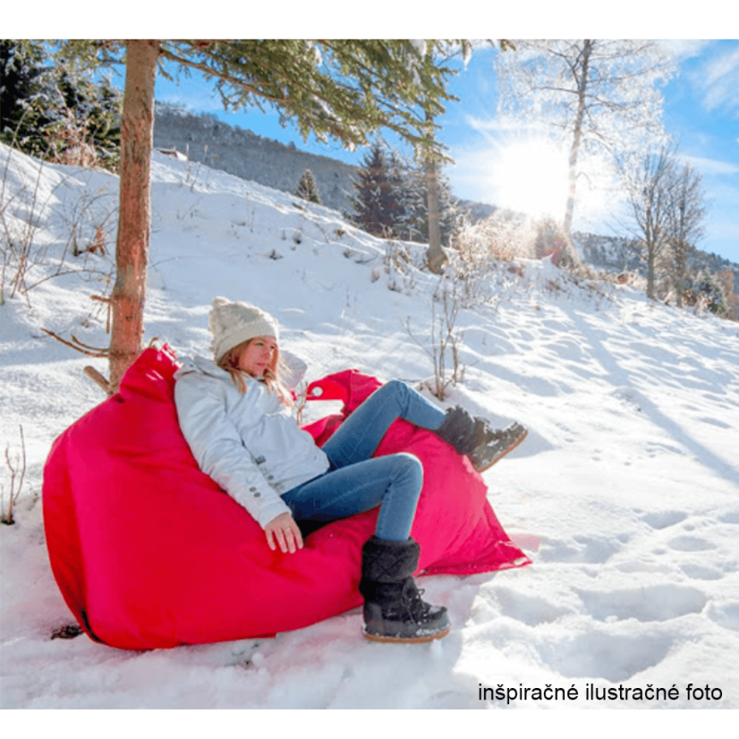 Napihljiva vreča/lazy bag, modra, LEBAG