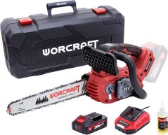 Píla Worcraft CGC-S20LiBAM, bezuhliková, reťazová, 20V Li-ion, 75ml nádrž na olej, 12" reťaz, SET v kufríku