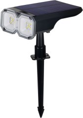Lampa ścienna/podłogowa LED na energię słoneczną Strend Pro 16x10x27 cm