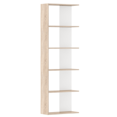 Polica, sonoma hrast/bijela, AGATIO