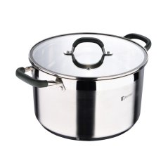 Hrniec s pokrievkou nerez MIDNIGHT 28 cm 9,5 litra