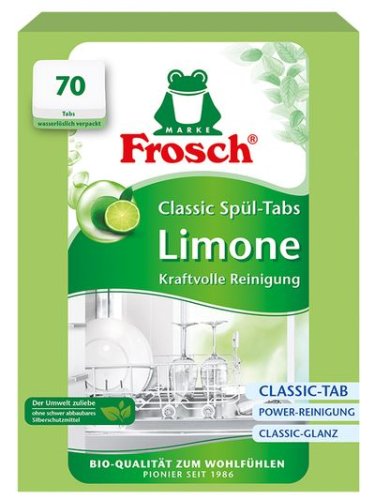 Tablete Frosch All in 1, primerne za pomivalni stroj, limeta, 70 tablet