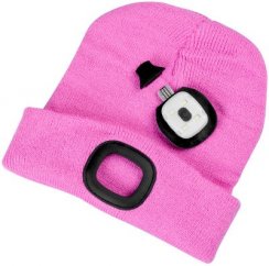 Cap Strend Pro Albacore kid pink M, 4x SMD LED, USB-Aufladung, Kinder