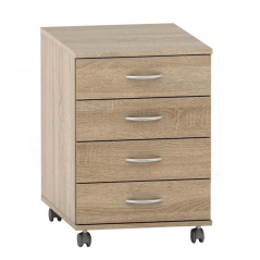 Posoda s ključavnico, hrast sonoma, TEMPO ASSISTENT NOVO 015