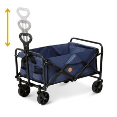 Kolica za plažu s ručkom 73x48x46,5, tamnoplava