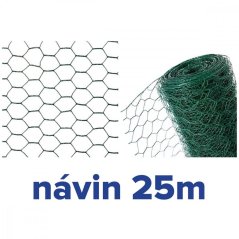 Siatka HEX 25/1x1000 mm 25 m PVC GARDENKUS królik KLC