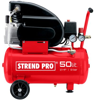 Compresor Strend Pro FL2050-08, 1,5 kW, 50 litri, 1 piston