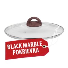 Abdeckung MagicHome Black Marble Line, 28 cm