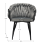 Krzesło do jadalni, ciemnoszary aksamit/czarny, BLER (akce)