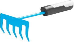 Rechen AQUACRAFT® 380710, Classic, für Erde, Garten, manuell