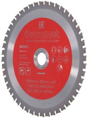 Lamă de ferăstrău cu lamele de tăiat metale SK 185x2.0x20 48 dinți, DRAUMET