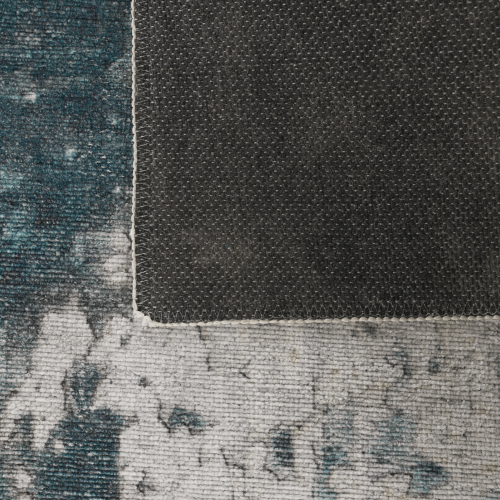 Covor 80x200 cm, albastru/gri/galben, MARION TYP 1