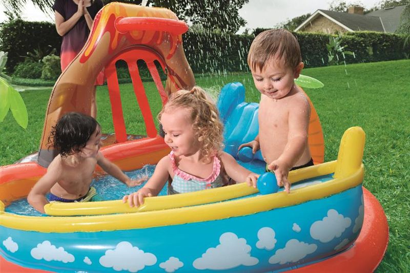 Bestway® Pool 53069, Lava Lagoon, otroški, napihljiv, 2,65x2,65x1,04 m