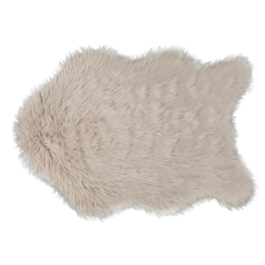 Umjetno krzno, bež, 60x90, EBONY TIP 2