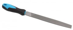 Werkstattfeile für Metall, flach 150 mm, 2 Stecknüsse, XL-TOOLS