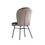 Jídelní židle, terakota/tmavě šedá, KIMEA