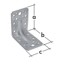 Szög préseléssel 70x70x55x2,5mm csomag/20 db KLC (akce)