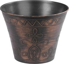 Doniczka Strend Pro Flower, 24,5x19,3 cm, złota, efekt metaliczny (akce)