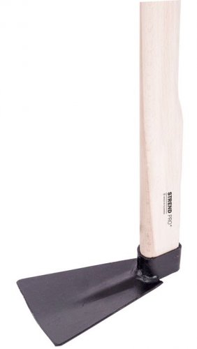 Motika Strend Pro, Fe, okopavanje, širina 11 cm, lesen ročaj 120 cm