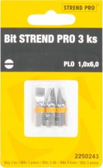 Bit Strend Pro Plochý 1,0x6,0, bal. 3 ks