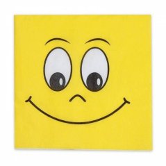 Szalvéták SMILE 3 rétegű 33x33cm, 20db