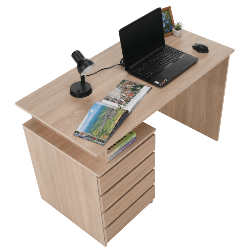 PC-Schreibtisch, Sonoma-Eiche, HANY NEU