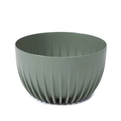 Blumentopfschale UH o240 mm MIRA graugrün Höhe 140 mm