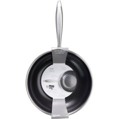 Wok din oțel inoxidabil, 28 cm