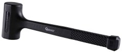 Młotek gumowy bez odrzutu, średnica 53 mm, waga 900 g, GEKO