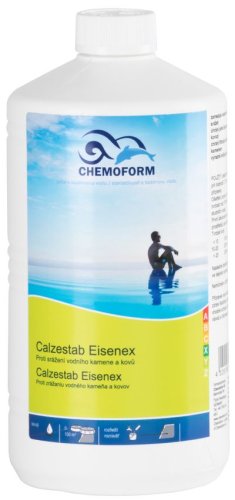 Przygotowanie basenu Chemoform 1105, Calzestab Eisenex, środek czyszczący, opakowanie. 1 lit.
