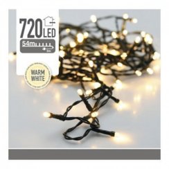 Karácsonyi lámpa 720 LED meleg fehér, 54 m, kültéri/beltéri
