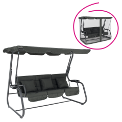 Gartenschaukel, dunkelgrau, MIJA