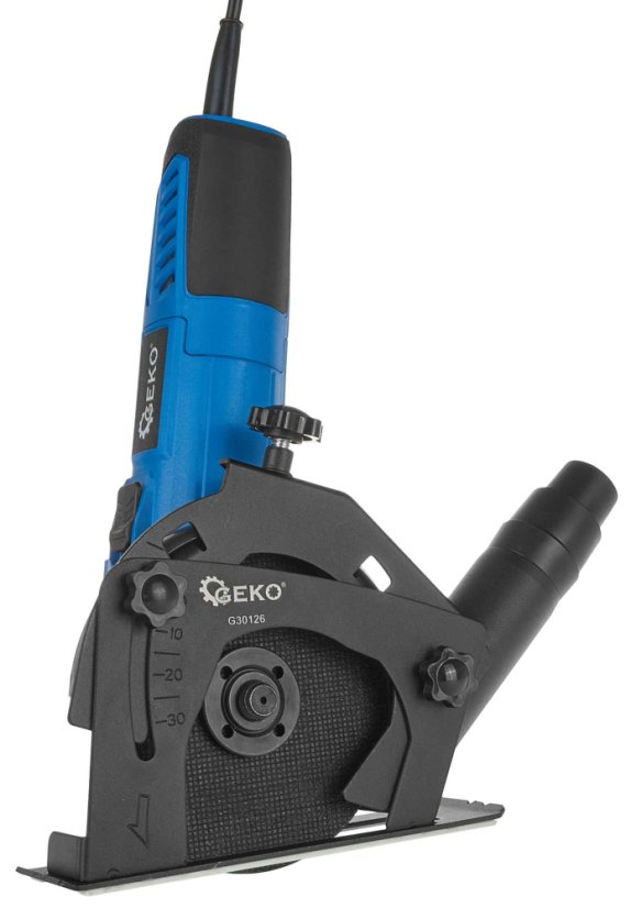 Sesalnik prahu pri rezanju s kotnim brusilnikom 115 in 125 mm, GEKO
