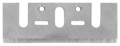 Hobľovací nôž 82x25x3 mm s s držkami a otvormi, sada 2 ks, GEKO