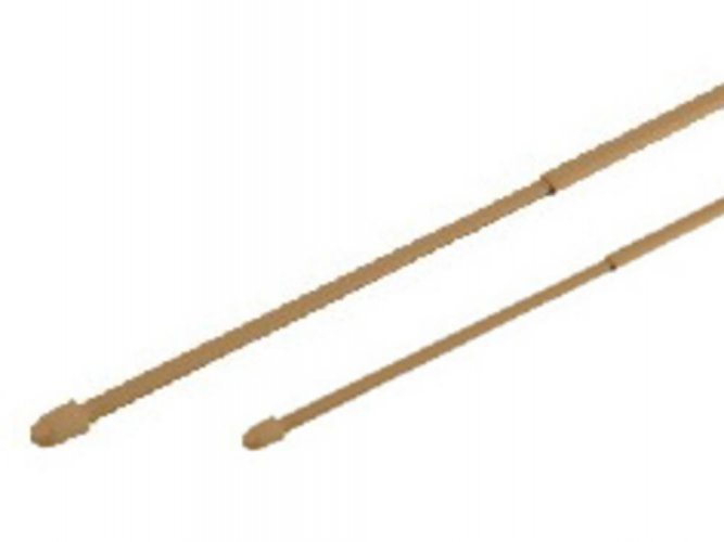 Vitražna palica 40 cm okrogla bela