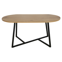 Couchtisch, Eiche/schwarz, FREMONT