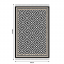 Teppich, schwarz-weißes Muster, 80x200, MOTIV