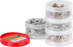 Komplet vijakov in moznikov Strend Pro, vijaki 5x80 in 5x40, mozniki 8x40, 150 kos.