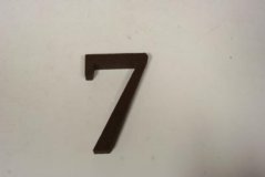 Hausnummer STYRO 14 cm Nr. 7