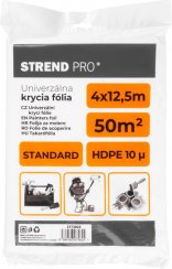 Fólie krycí Strend Pro Standard, malířská, 4x12,5 m, 10µ, zakrývací