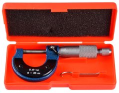Mikrometer 0-25 mm/0,01 mm, GEKO