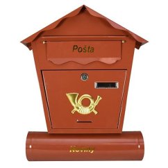 NESTOR doboz, 370x100x440 mm, barna, posta (akce)